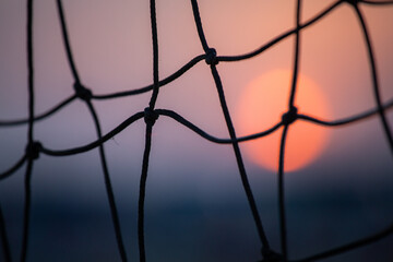 Beach volley net