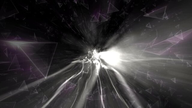 Abstract Cyberspace Animation Background, Loop, 4k
