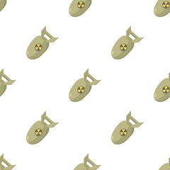 Atomic bomb pattern seamless background texture repeat wallpaper geometric vector
