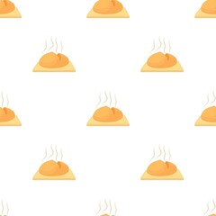 Fresh loaf pattern seamless background texture repeat wallpaper geometric vector