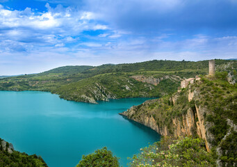 Obraz premium lake and mountains