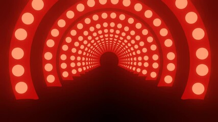 Red Lamps Trail - Powered by Adobe