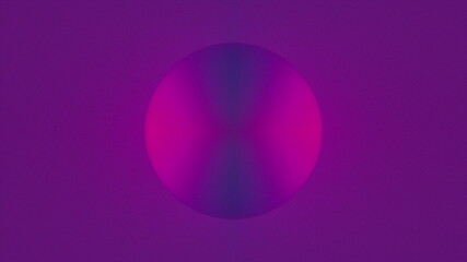 Bright ball with colorful 3d render gradient floating on surface. Creative minimalism with simple geometrically round shape. Futuristic planet in abstract space