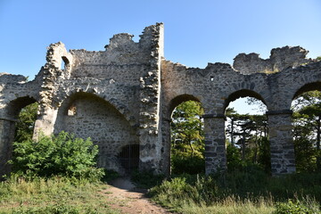 Amphitheater, künstliche Ruine, Maria Enzersdorf Österreich, 29.07.2021