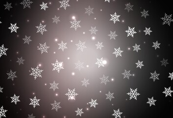 Dark Pink vector layout in New Year style.