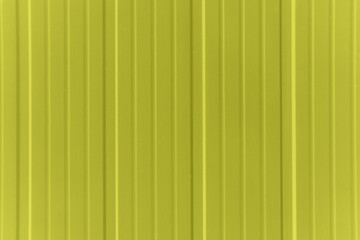 Obraz premium Yellow panel. Background of the metal surface to striped.