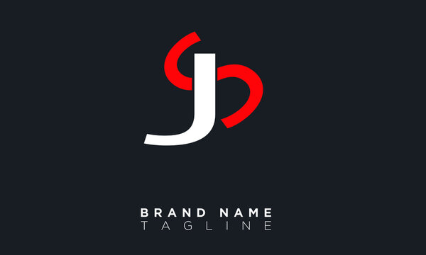 JS Alphabet letters Initials Monogram logo SJ, J and S