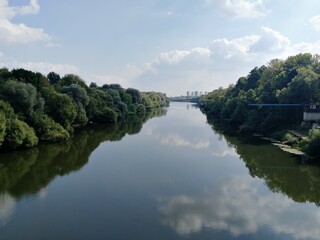 Fototapeta premium river in the park