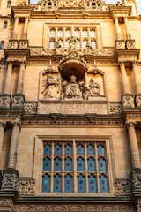 Oxfordshire united kingdom 15 september 2021 bodleian libary oxfordshire warm sunset light