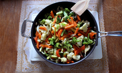 Ensalada salteada