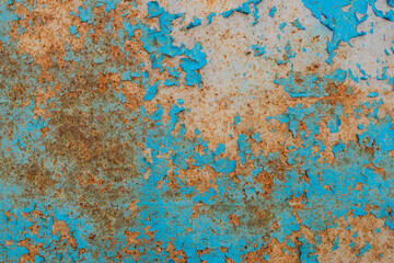 Rusty metal background. Color steel texture