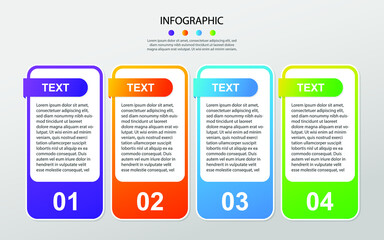 Modern Business data visualization. Process chart. Abstract elements of graph, diagram with steps, options,. Vector business template for presentation. Creative concept for infographic.