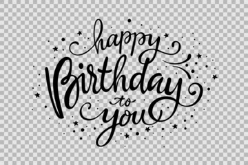 birthday lettering with photo vector design illustration