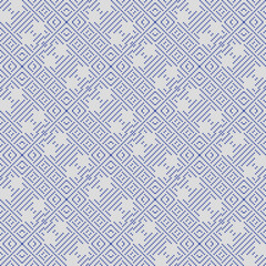 Abstract ornament pattern with pixel art details. This repeating texture can be used as a background or a graphical design element by itself.  