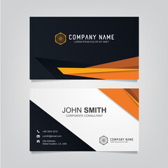Business card templates. Vector Modern Creative and clean card design. Stationery design