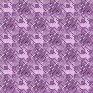 Abstract repetitive texture with pixel graphics. This pixel art ornament can be used as a pattern with image editors or background element in design projects.  
