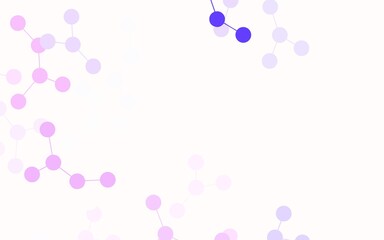 Light Purple, Pink vector texture with artificial intelligence concept.