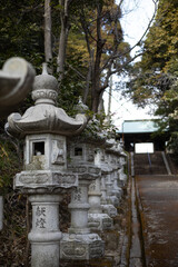 EOSRP.広島県安芸津港、榊山八幡神社石灯籠。