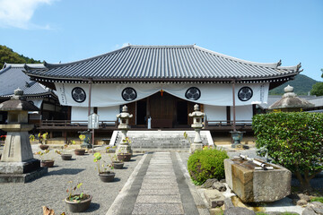 Naklejka premium 当麻寺 奥院 御影堂 奈良県葛城市