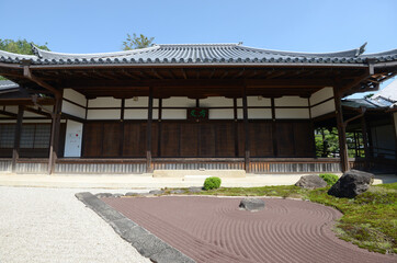 Obraz premium 当麻寺 奥院 大方丈 奈良県葛城市
