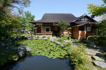 当麻寺　中ノ坊　書院と香藕園　奈良県葛城市