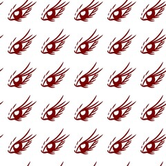 seamless pattern of eyes background