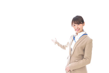 オフィスの受付嬢