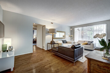 Beautiful renovated and staged with nice furniture condominium in Montreal, Westmount, Canada
