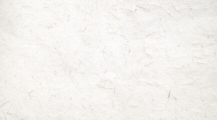 White Paper texture background from made from natural leaves. Recycled paper texture background banner concept.