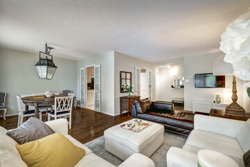 Beautiful renovated and staged with nice furniture condominium in Montreal, Westmount, Canada
