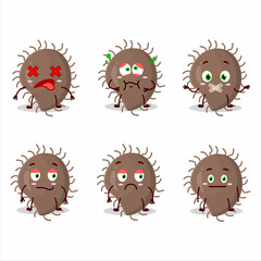 Coronaviridae cartoon in character with nope expression