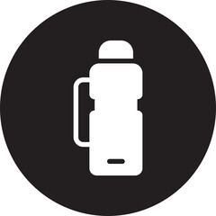 thermos glyph icon