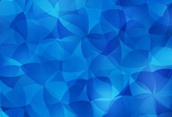 Obraz premium Light BLUE vector background with abstract shapes.