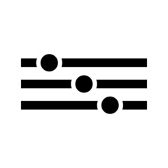 Volume Mixer Vector Icon