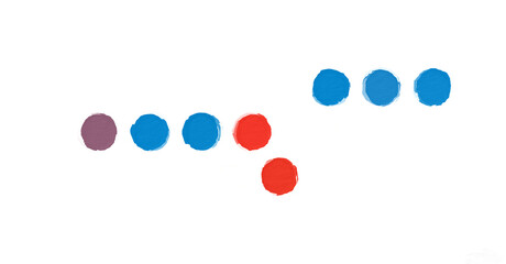 Geometric colorful pattern with a rough texture background. Background texture wall and have copy space for text. Picture for creative wallpaper or design art work.