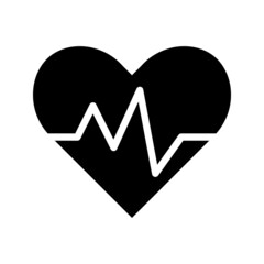 Heart flat icon. Thin line signs for design logo, visit card, etc. Single high-quality outline symbol for web design or mobile app. Medical outline pictogram.