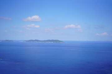 海に浮かぶ慶良間諸島