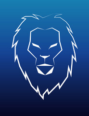 Simple Lion Graphic Logo (2550x3300 Dimension JPEG Format)