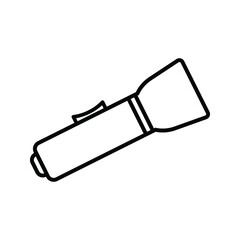 Guard flashlight icon on a white background use for web and mobile