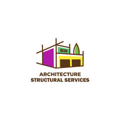 Modern Real Estate company Logo Design. Building, Construction Working Industry logo concept Icon. Residential contractor, General Contractor and Commercial Office Property business logos.