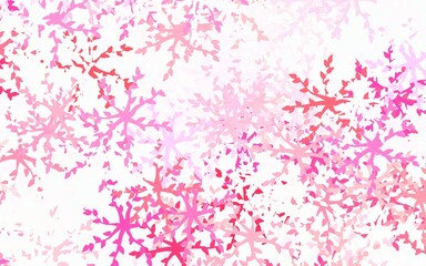 Obraz na płótnie Canvas Light Pink vector template with chaotic shapes.