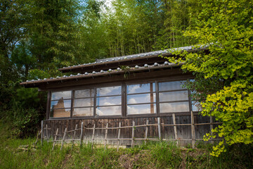 日本の岡山県備前市の伝統的でとても美しい建物