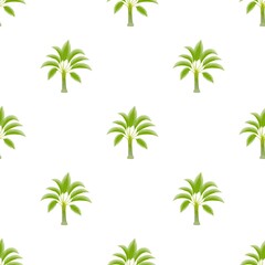 Fototapeta na wymiar Spreading palm pattern seamless background texture repeat wallpaper geometric vector