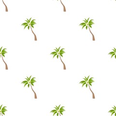 Obraz premium Sloped palm tree pattern seamless background texture repeat wallpaper geometric vector