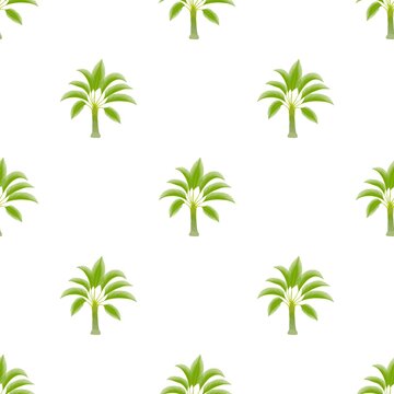 Spreading palm pattern seamless background texture repeat wallpaper geometric vector