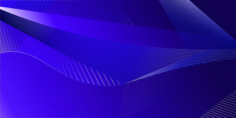 Abstract Blue Background Witth Lines