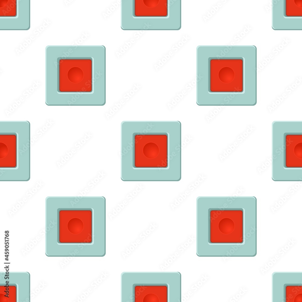 Poster red square button pattern seamless background texture repeat wallpaper geometric vector