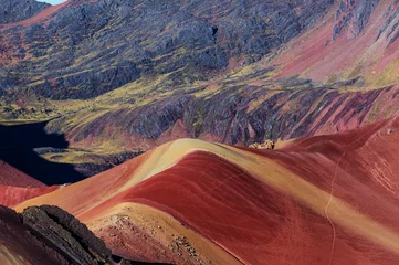 Papier Peint photo autocollant Vinicunca Rainbow mountain