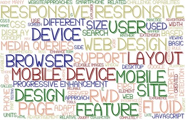 Responsive Wordcloud Banner, Wallpaper, Background, Book Cover, Wordart