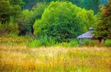 Cottage and beautiful scenery